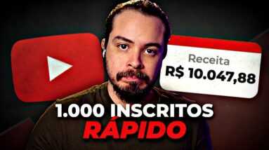 4 Passos para Ganhar 1.000 Inscritos RÁPIDO em 2023