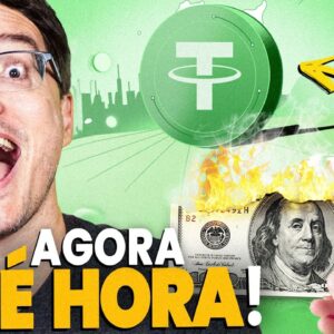 DOLAR ABAIXO DE R$5! FIZ RENDA PASSIVA EM CRIPTO E DOLARIZEI MINHA CARTEIRA