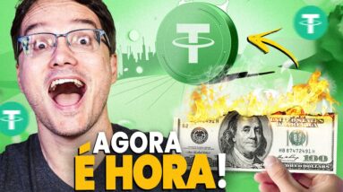 DOLAR ABAIXO DE R$5! FIZ RENDA PASSIVA EM CRIPTO E DOLARIZEI MINHA CARTEIRA