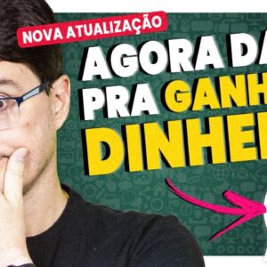 WHATSAPP TÁ COPIANDO O TELEGRAM, AGORA DA PRA GANHAR DINHEIRO, VEJA COMO!