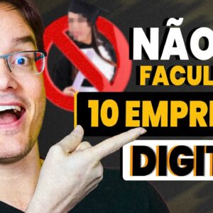 10 TRABALHOS DIGITAIS PRA QUEM NÃO FEZ FACULDADE [Pra Começar Rápido]