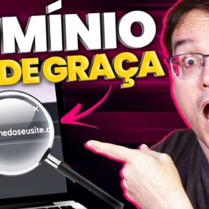 COMO TER DOMÍNIO DE GRAÇA PARA SITES! CRIANDO DOMÍNIO GRATUITO NA PRÁTICA!