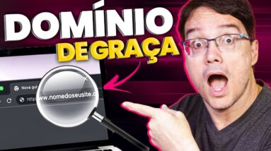 COMO TER DOMÍNIO DE GRAÇA PARA SITES! CRIANDO DOMÍNIO GRATUITO NA PRÁTICA!